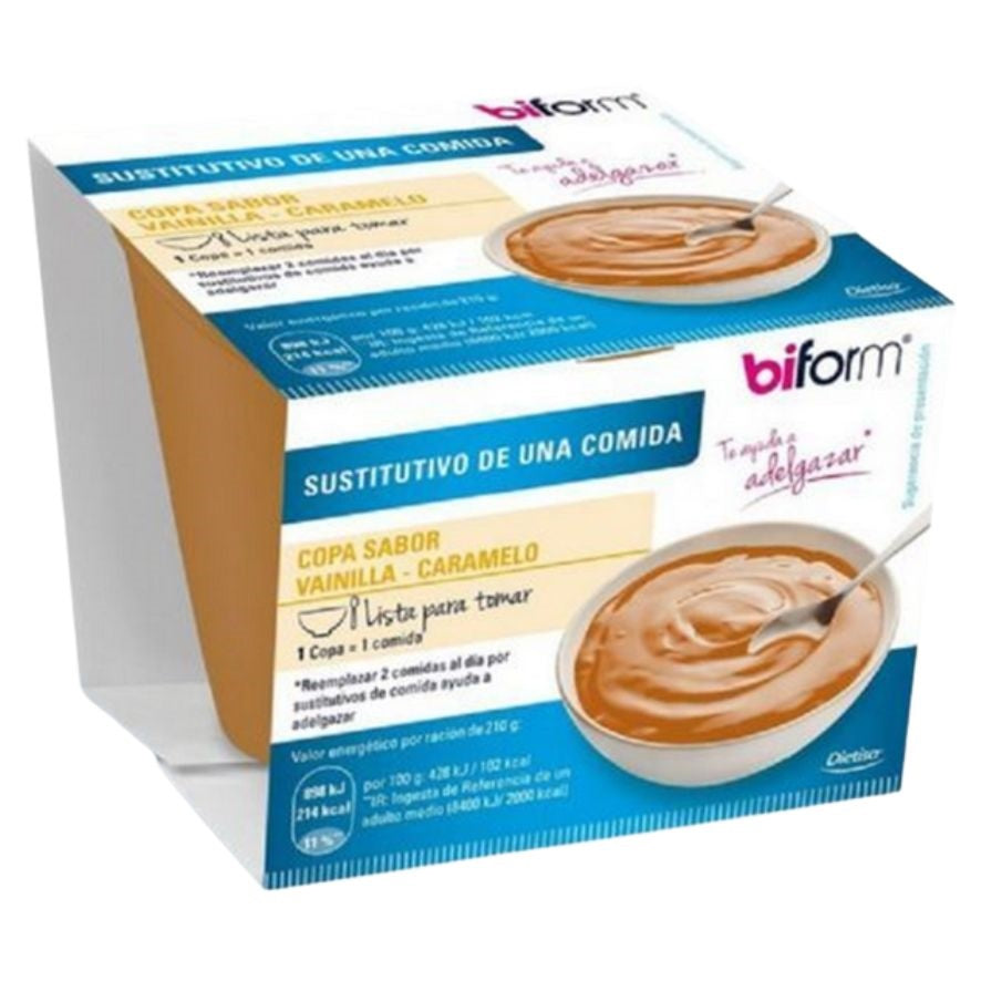 Copa Vainilla/Caramelo 210 Gr | Biform - Dietetica Ferrer