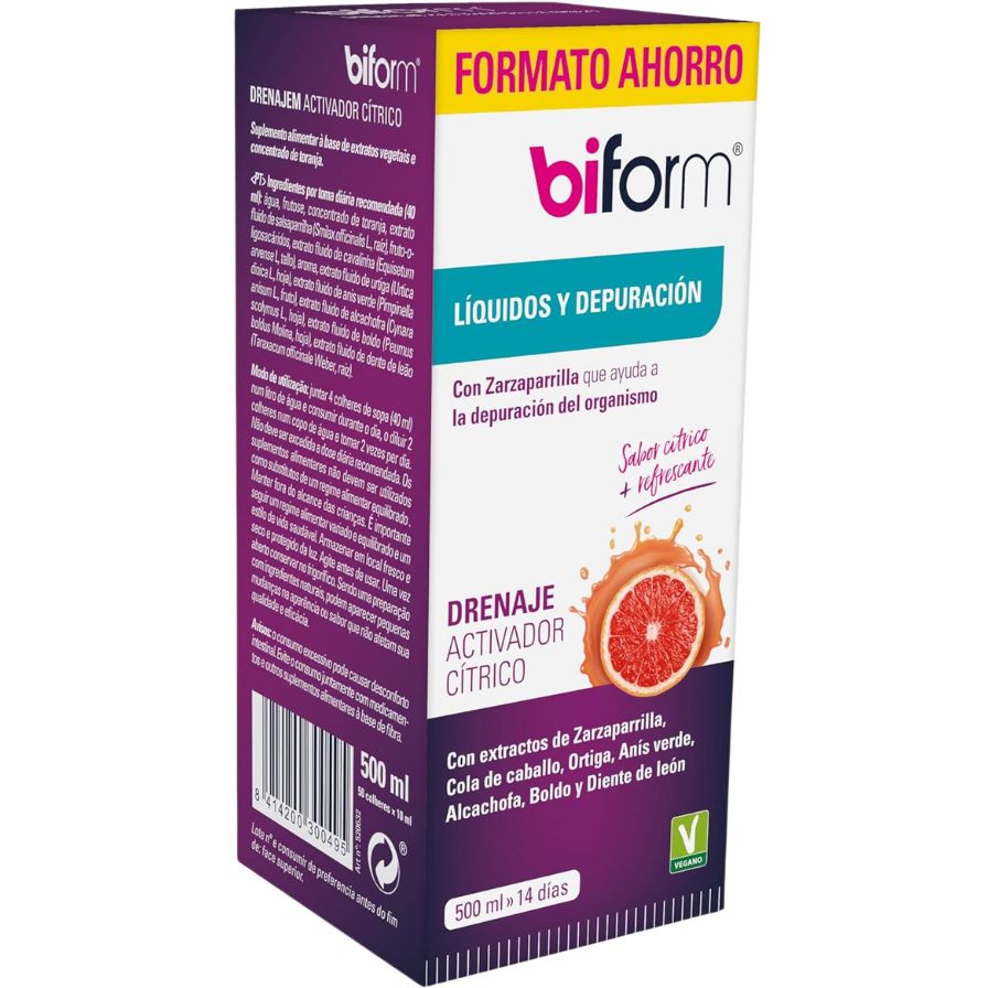 Drenaje Activador Cítrico | Biform - Dietetica Ferrer
