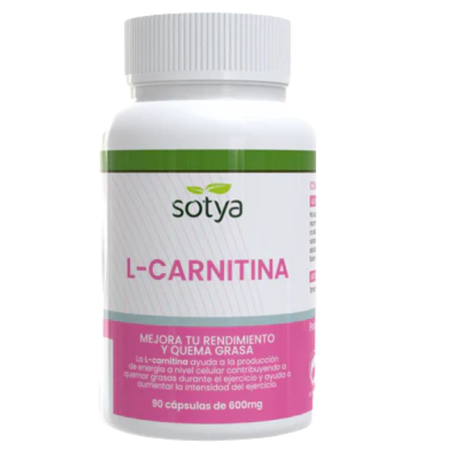 L Carnitina 600 mg 90 Capsulas | Sotya - Dietetica Ferrer