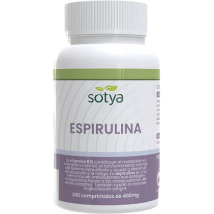 Espirulina 200 Comprimidos | Sotya - Dietetica Ferrer