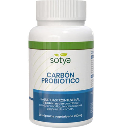 Carvão Ativado Probiótico 90 Cápsulas | Sotya