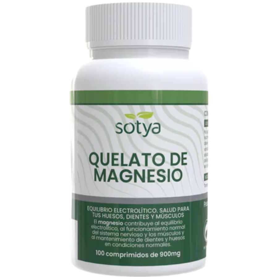 Quelato de Magnesio 100 Comprimidos | Sotya - Dietetica Ferrer