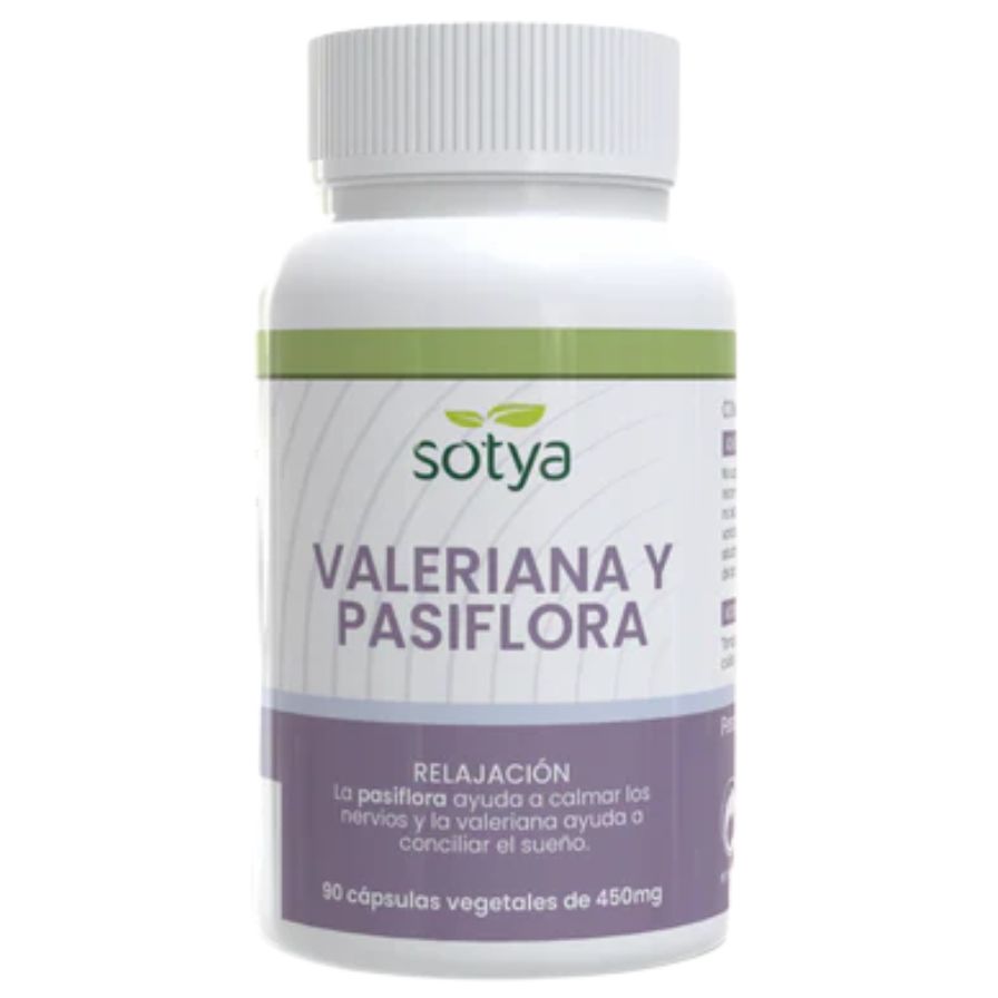 Valeriana con Pasiflora 90 Capsulas | Sotya