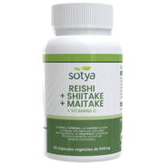 Reishi Shitake y Maitake 500 mg 60 Capsulas | Sotya - Dietetica Ferrer