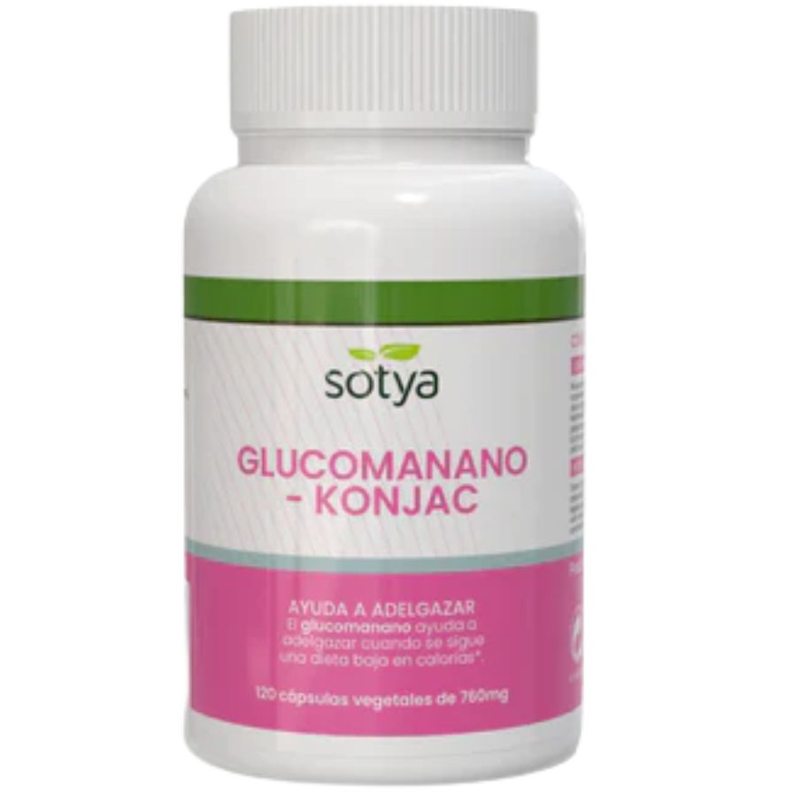Glucomanano 600 mg 100 Capsulas | Sotya - Dietetica Ferrer
