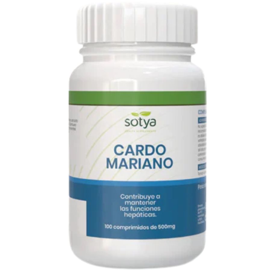 Cardo Mariano Fitoextractos 100 Comprimidos | Sotya - Dietetica Ferrer