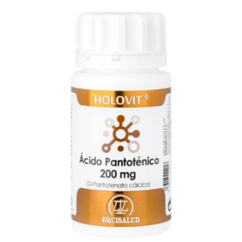 Holovit Acido Pantotenico 200 Mg (D-Pantotenato Cálcico) 50 Cápsulas | Equisalud - Dietetica Ferrer