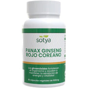Ginseng Rojo Coreano Capsulas | Sotya - Dietetica Ferrer