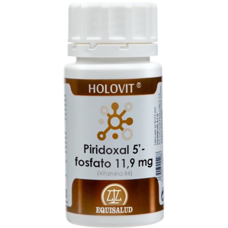 Holovit Piridoxal- 5’-Fosfato 25 Mg (Vitamina B6) 50 Cápsulas | Equisalud - Dietetica Ferrer