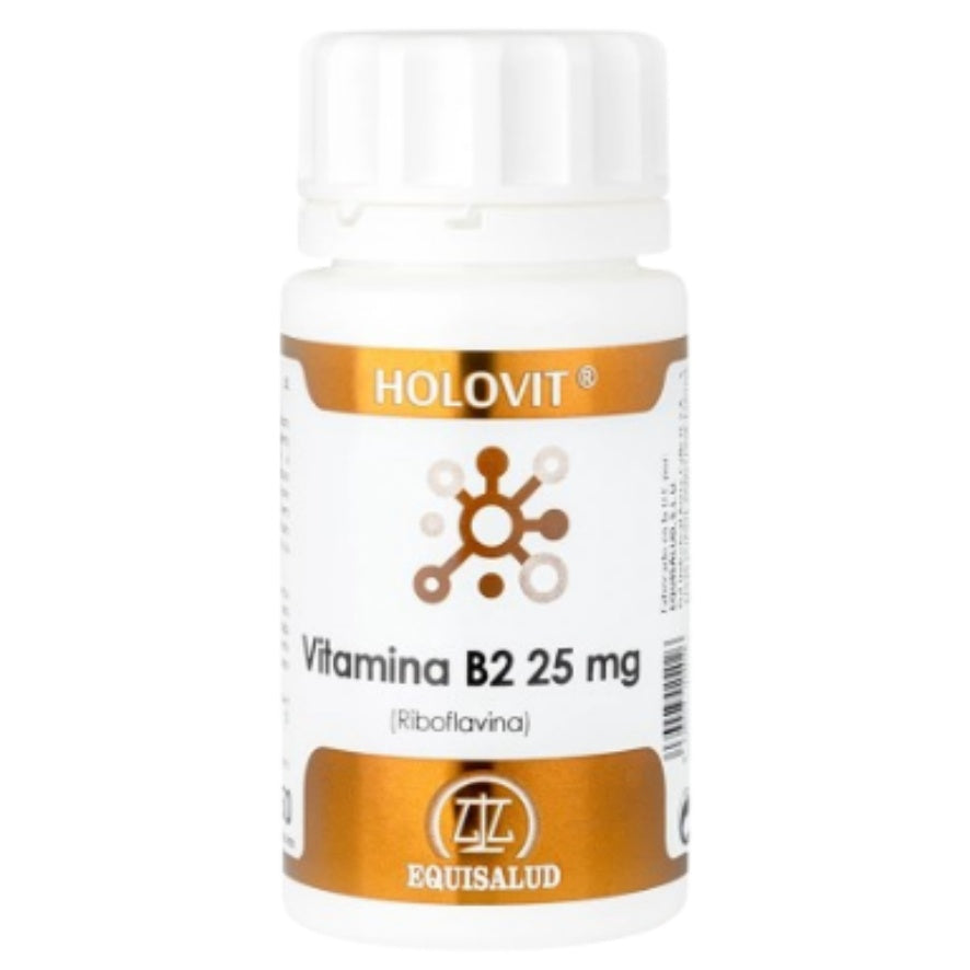 Holovit Vitamina B2 25 Mg (Riboflavina) 50 Cápsulas | Equisalud - Dietetica Ferrer