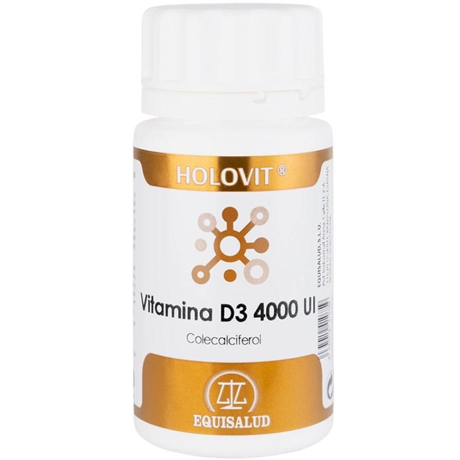 Holovit Vitamina D3 4000 Ui (Colecalciferol) 50 Cápsulas | Equisalud - Dietetica Ferrer
