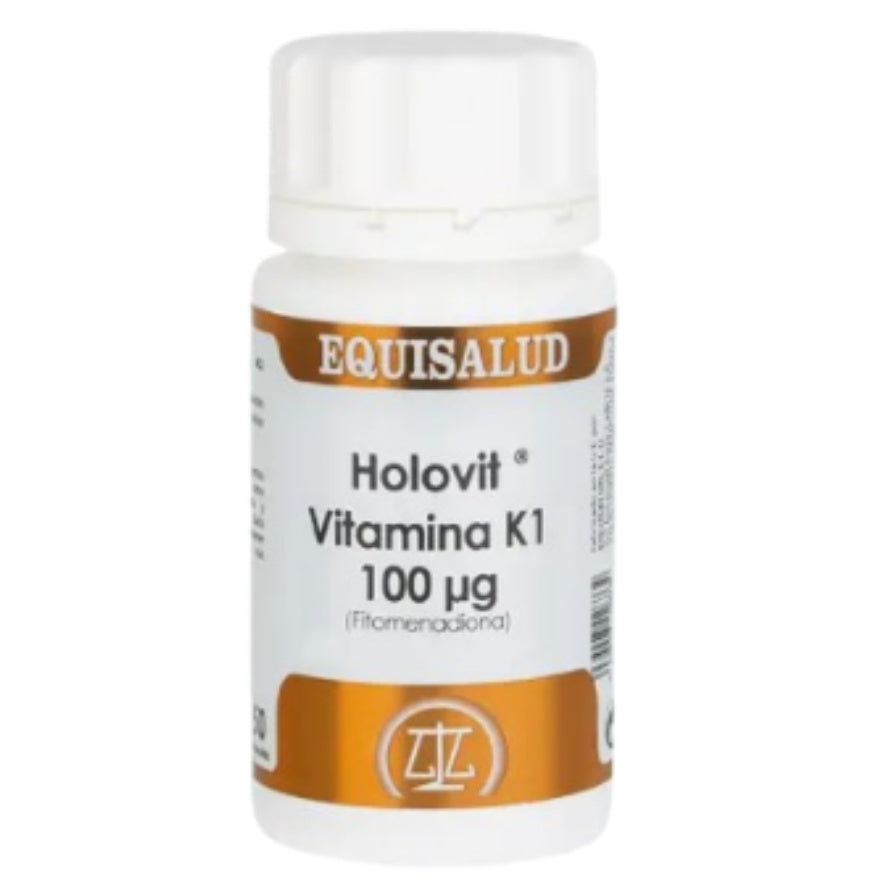Holovit Vitamina K1 100 µg (Fitomenadiona) 50 Cápsulas | Equisalud - Dietetica Ferrer
