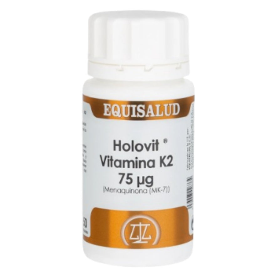 Holovit Vitamina K2 75 µg (Menaquinona (Mk-7)) 50 Cápsulas | Equisalud - Dietetica Ferrer