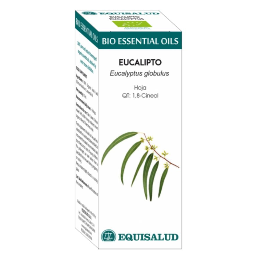 Bio Essential Oil Eucalipto - Qt:1.8-Cineol 10 Ml. | Equisalud - Dietetica Ferrer