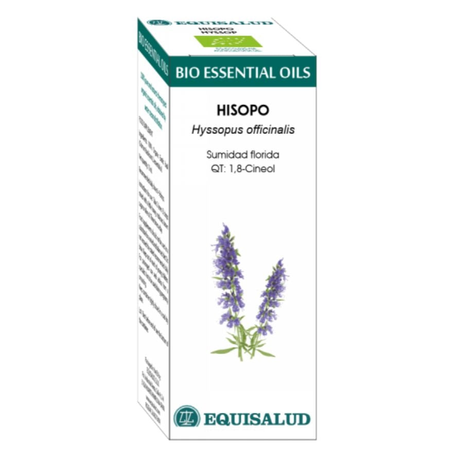 Bio Essential Oil Hisopo - Qt:1,8-Cineol 10 Ml. | Equisalud - Dietetica Ferrer