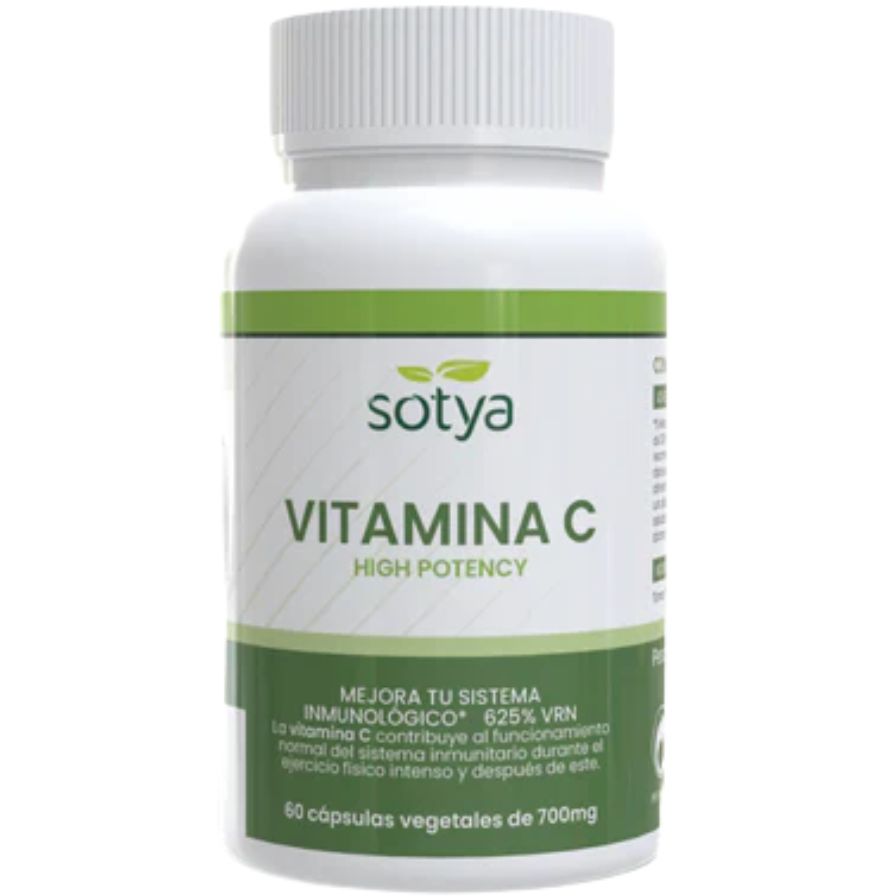 Vitamin C High Potency 700 mg 60 Capsulas | Sotya
