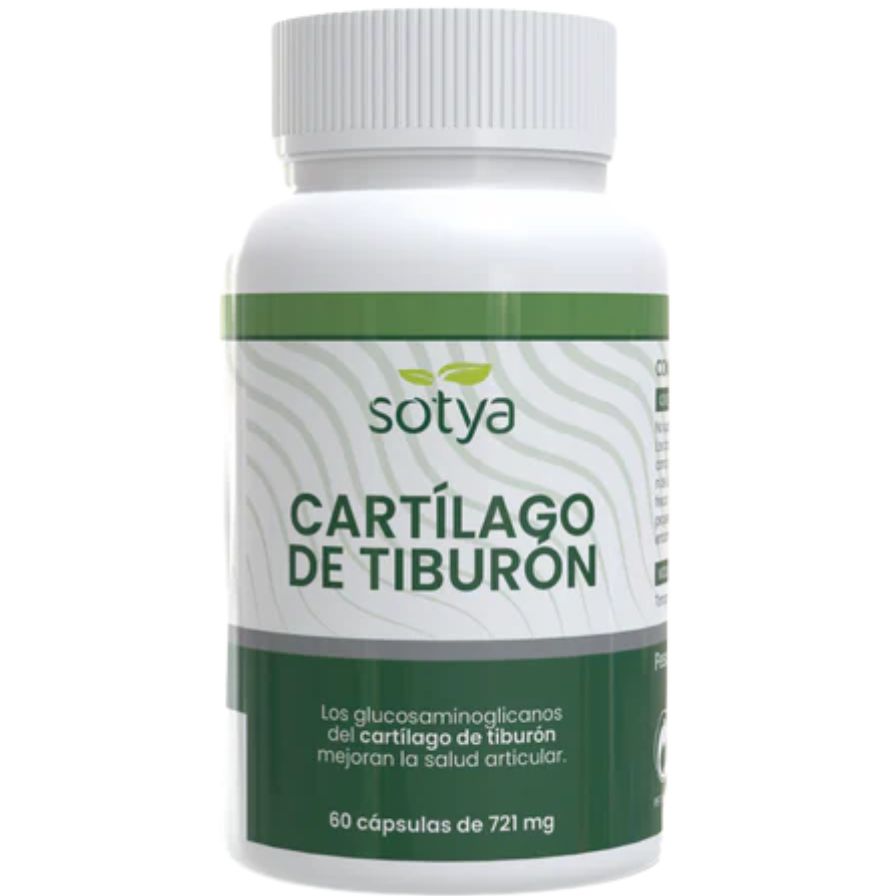 Cartilago de Tiburon 600 mg 60 Capsulas | Sotya - Dietetica Ferrer