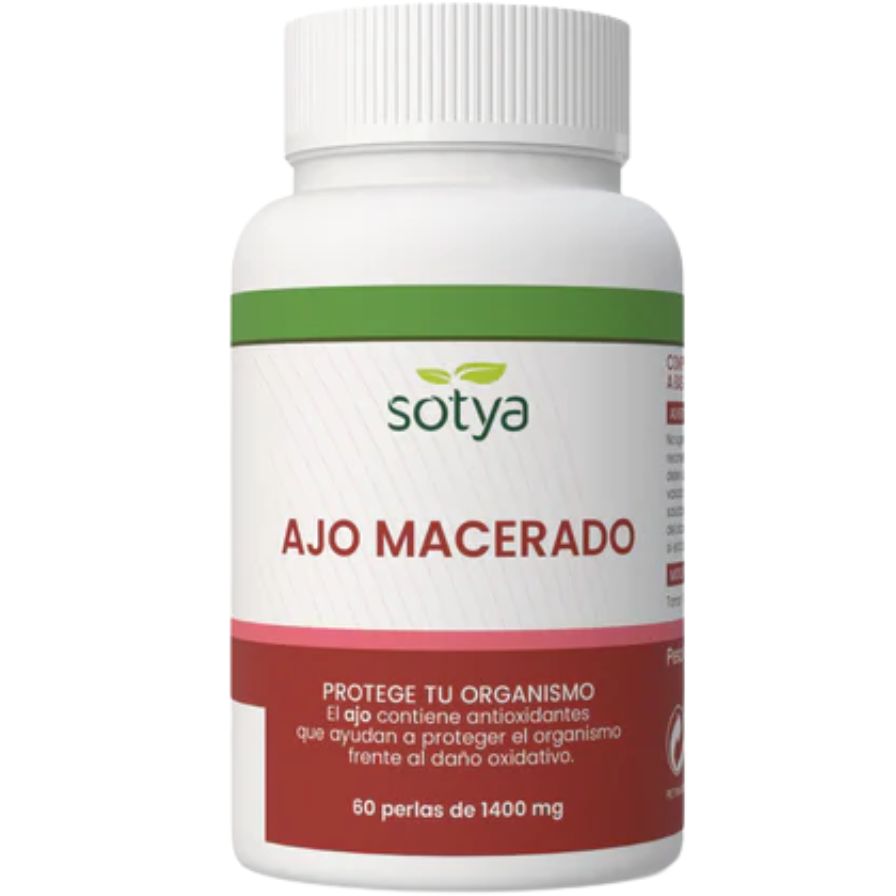 Ajo Macerado 1400 Mg 60 Perlas | Sotya - Dietetica Ferrer