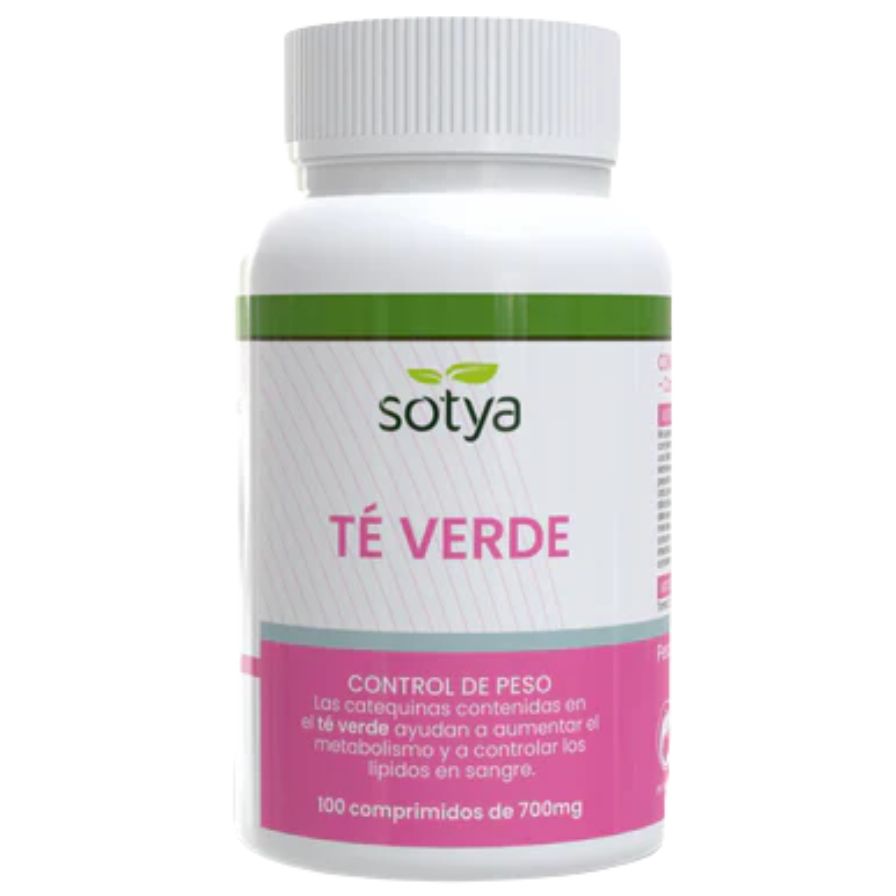 Te Verde 700 mg 100 Comprimidos | Sotya - Dietetica Ferrer