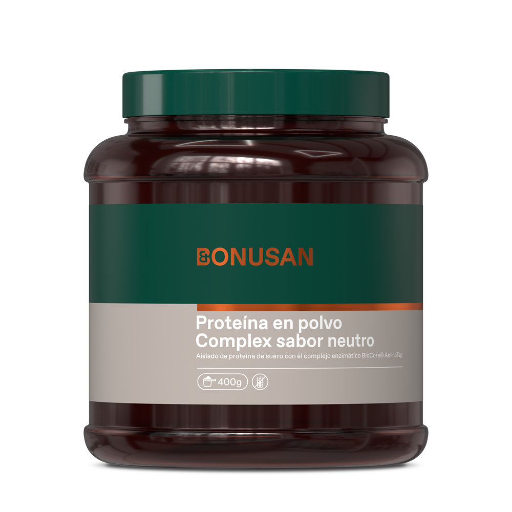 Proteina en Polvo Sabor Neutro 400 gr | Bonusan