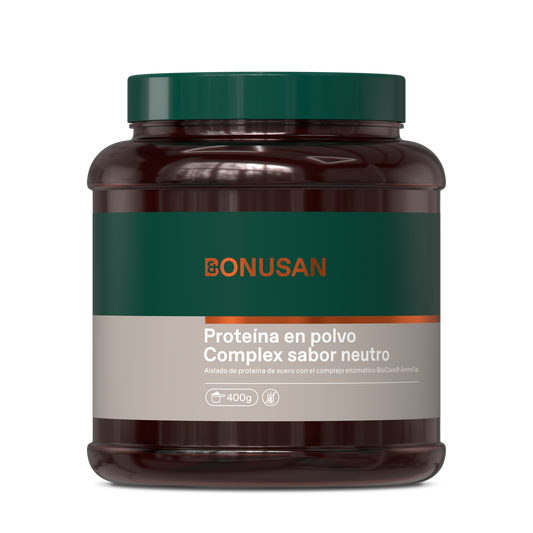 Proteina en Polvo Sabor Neutro 400 gr | Bonusan - Dietetica Ferrer