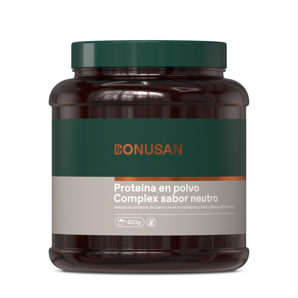 Proteina en Polvo Sabor Neutro 400 gr | Bonusan - Dietetica Ferrer