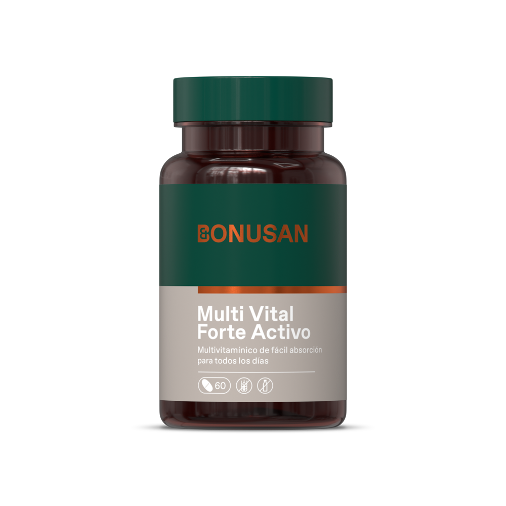 Multi Vital Forte Activo 60 Tabletas | Bonusan - Dietetica Ferrer