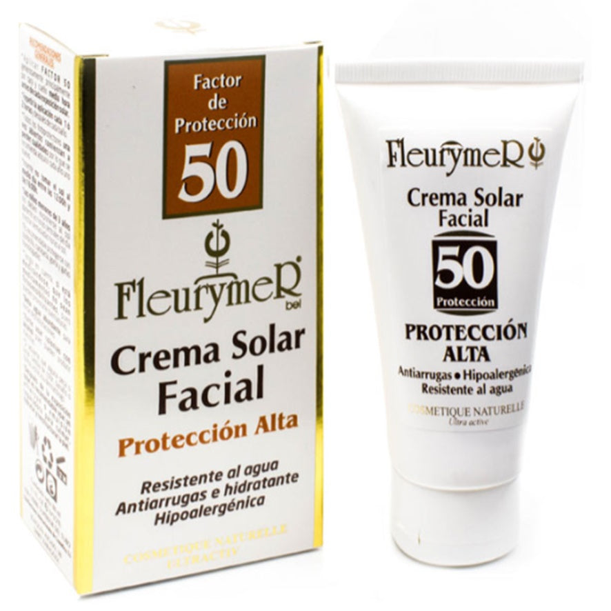 Crema Solar Facial SPF 50 80 ml | Fleurymer
