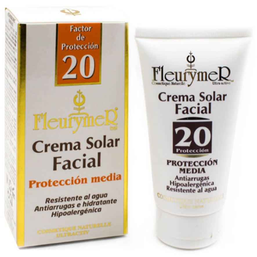 Crema Solar Facial SPF 20 80 ml | Fleurymer - Dietetica Ferrer