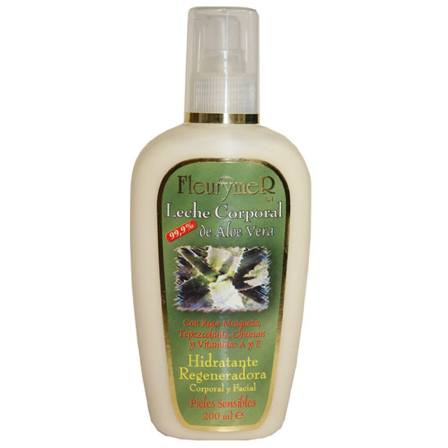 Leche Corporal Aloe y Tepezcohuite 200 ml | Fleurymer - Dietetica Ferrer
