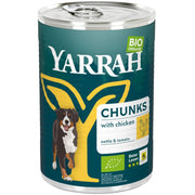 Trozos con Pollo sin Cereales Bio 405 gr | Yarrah - Dietetica Ferrer