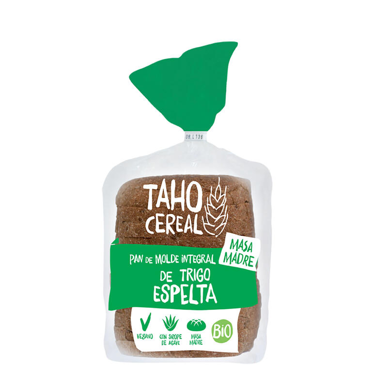 Pan de Molde de Espelta Bio 400 gr | Taho Cereal - Dietetica Ferrer