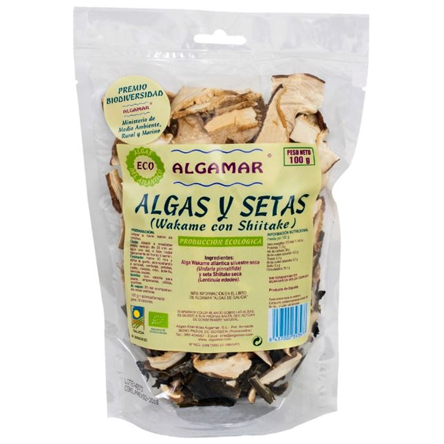Algas y Setas Bio 100 gr | Algamar - Dietetica Ferrer