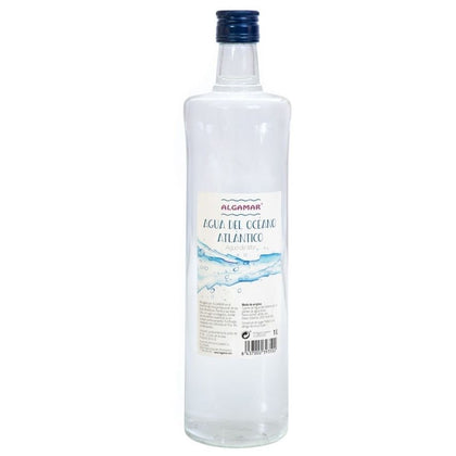 Agua del Oceano Atlantico Vidrio 1 Litro | Algamar - Dietetica Ferrer