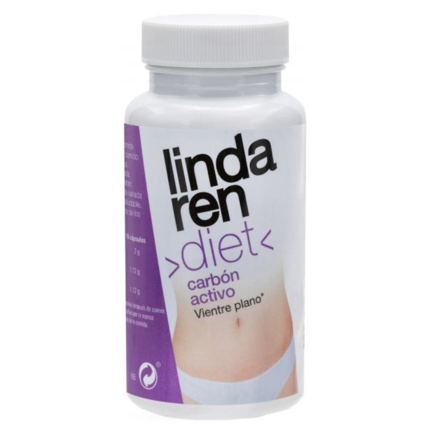 Carbon Activo 60 Capsulas | Lindaren Diet - Dietetica Ferrer