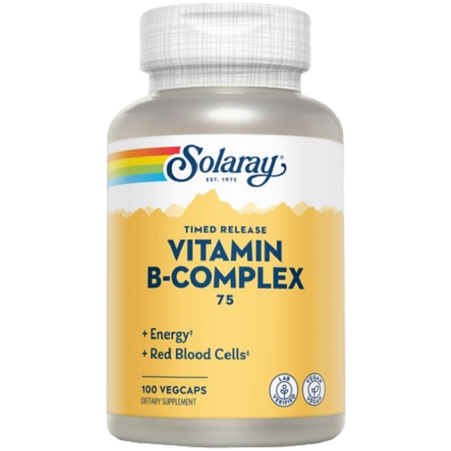 B Complex 75 100 Capsulas | Solaray - Dietetica Ferrer