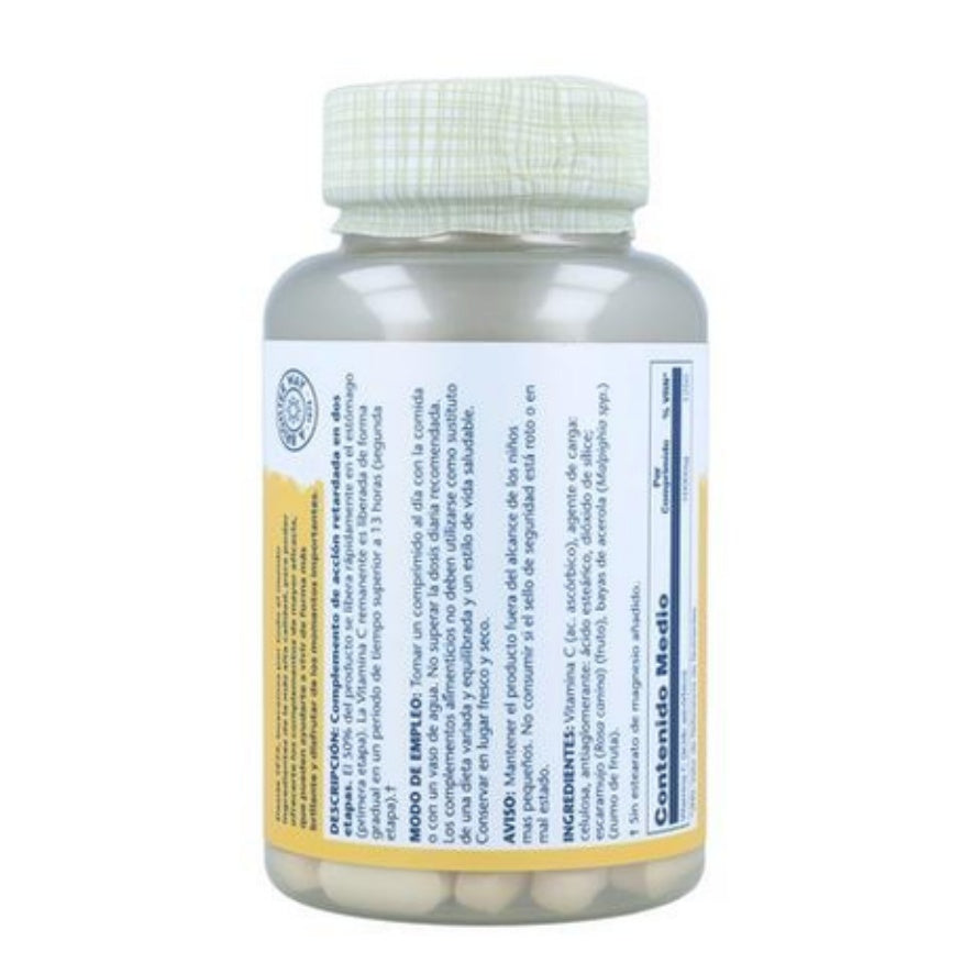 Vitamina C 1000 Mg 100 Tabletas | Solaray - Dietetica Ferrer
