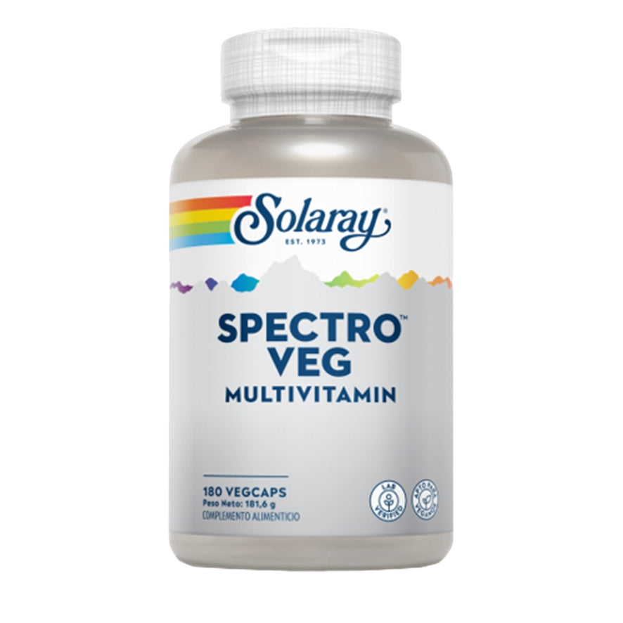 Vegetarian Spectro Multi Vita Min 180 Capsulas | Solaray - Dietetica Ferrer