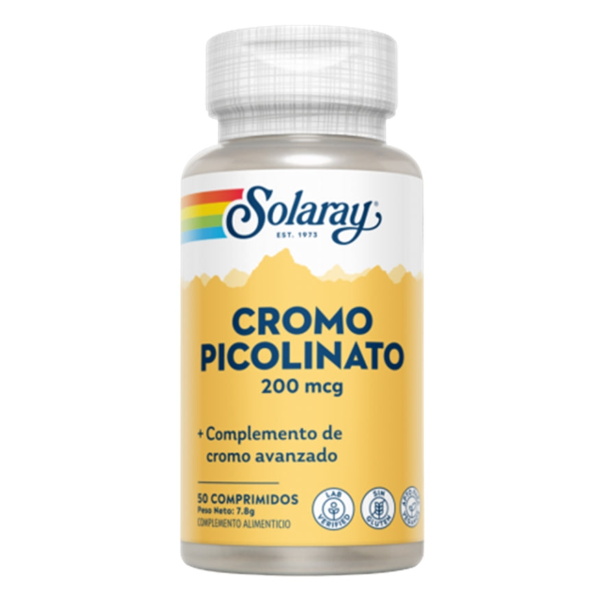 Chromium Picolinate 50 Tabletas | Solaray - Dietetica Ferrer