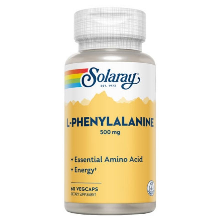 L Phenylalanine 500 Mg 60 Capsulas | Solaray - Dietetica Ferrer