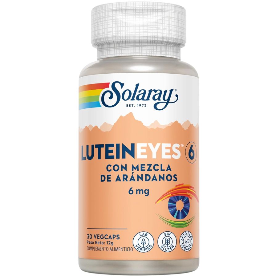 Lutein Eyes 6 Mg 30 Capsulas | Solaray - Dietetica Ferrer