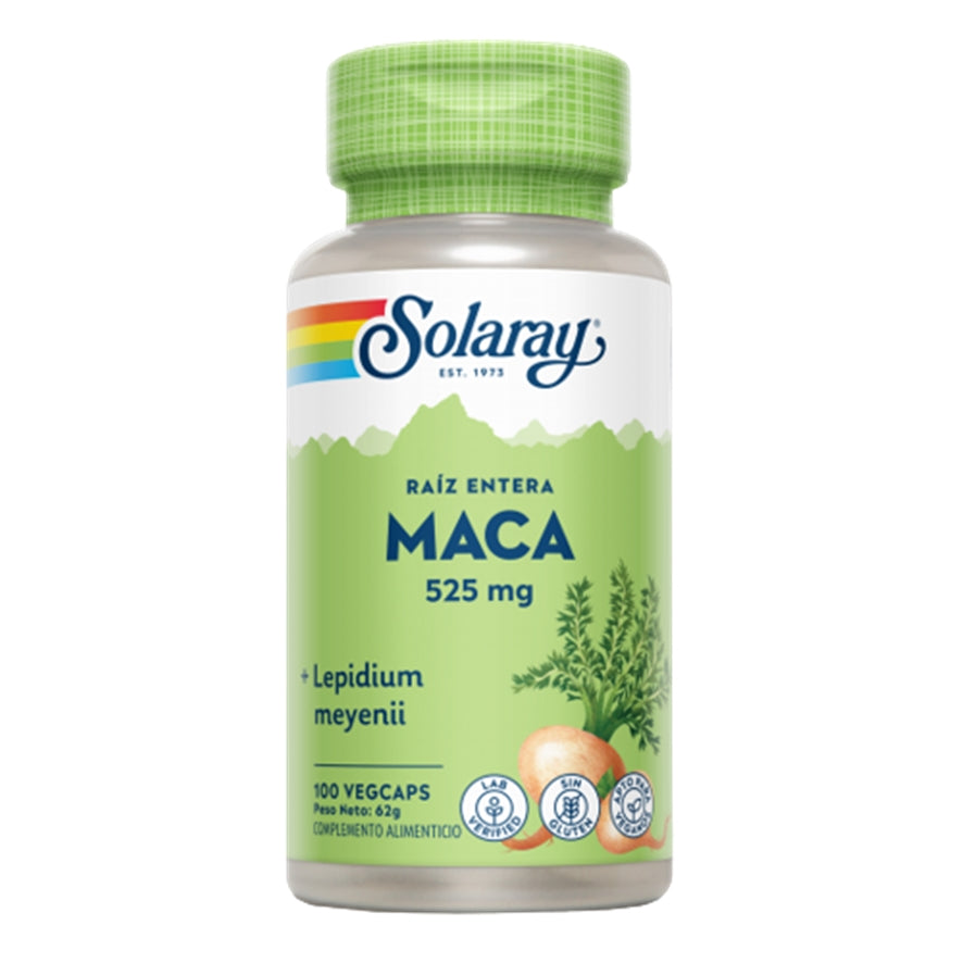 Maca 525 Mg 100 Capsulas | Solaray