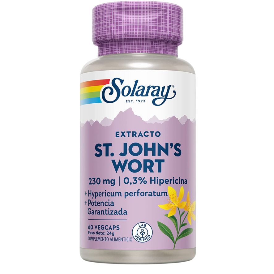 St Johns Wort 300 Mg 60 Capsulas | Solaray - Dietetica Ferrer