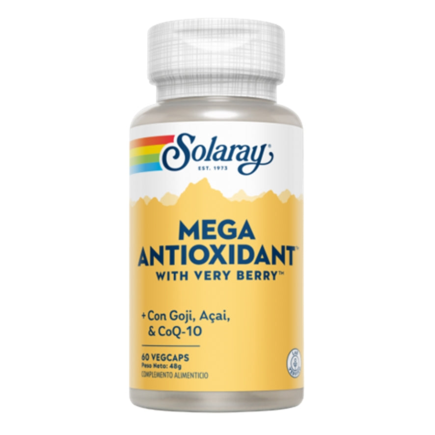 Mega Antioxidant Very Berry 60 Capsulas | Solaray - Dietetica Ferrer