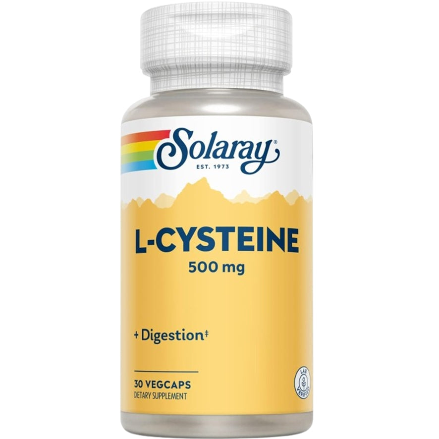 L Cysteine 500 Mg 30 Capsulas | Solaray - Dietetica Ferrer