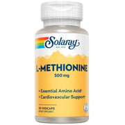 L Methionine 500 Mg 30 Capsulas | Solaray - Dietetica Ferrer