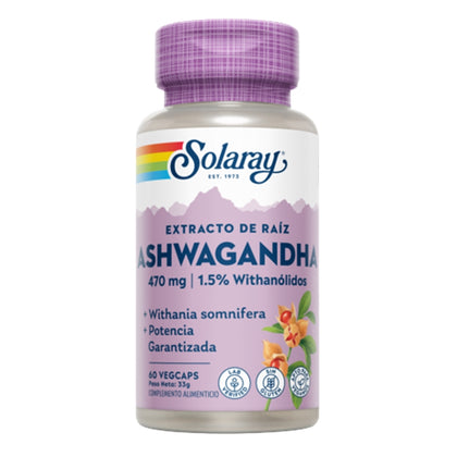 Ashwagandha 60 Capsulas | Solaray - Dietetica Ferrer