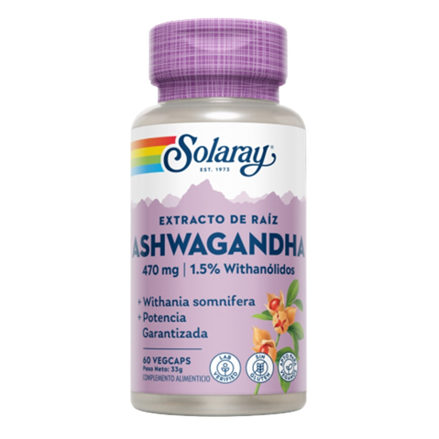 Ashwagandha 60 Capsulas | Solaray - Dietetica Ferrer