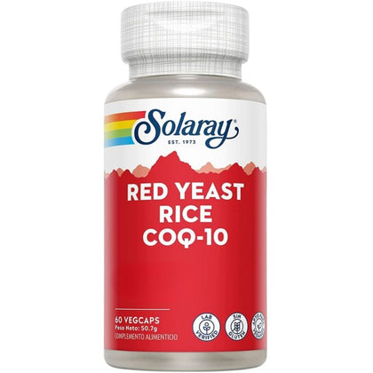 Red Yeast Rice Plus Coq-10 60 Capsulas | Solaray