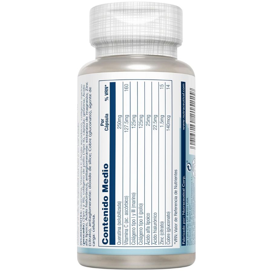 Collagen Keratin 60 Capsulas | Solaray - Dietetica Ferrer